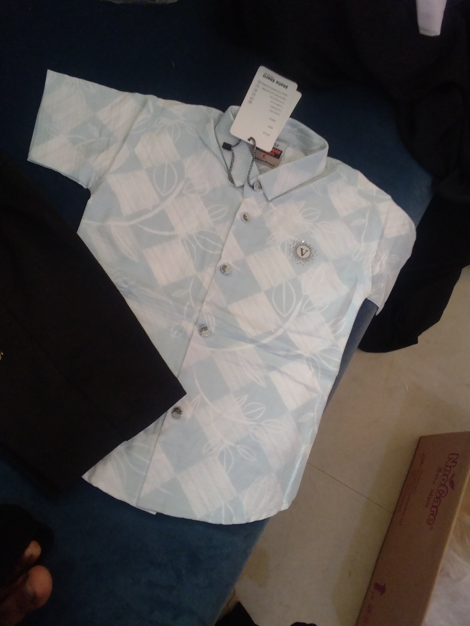 Kids Premium Printed Shirt & Pant Set  385