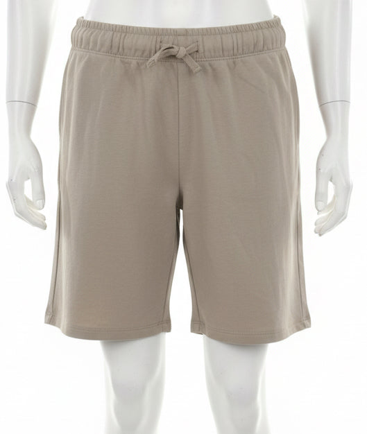 Men’s Charcoal Casual Knit Shorts with Drawstring 2309