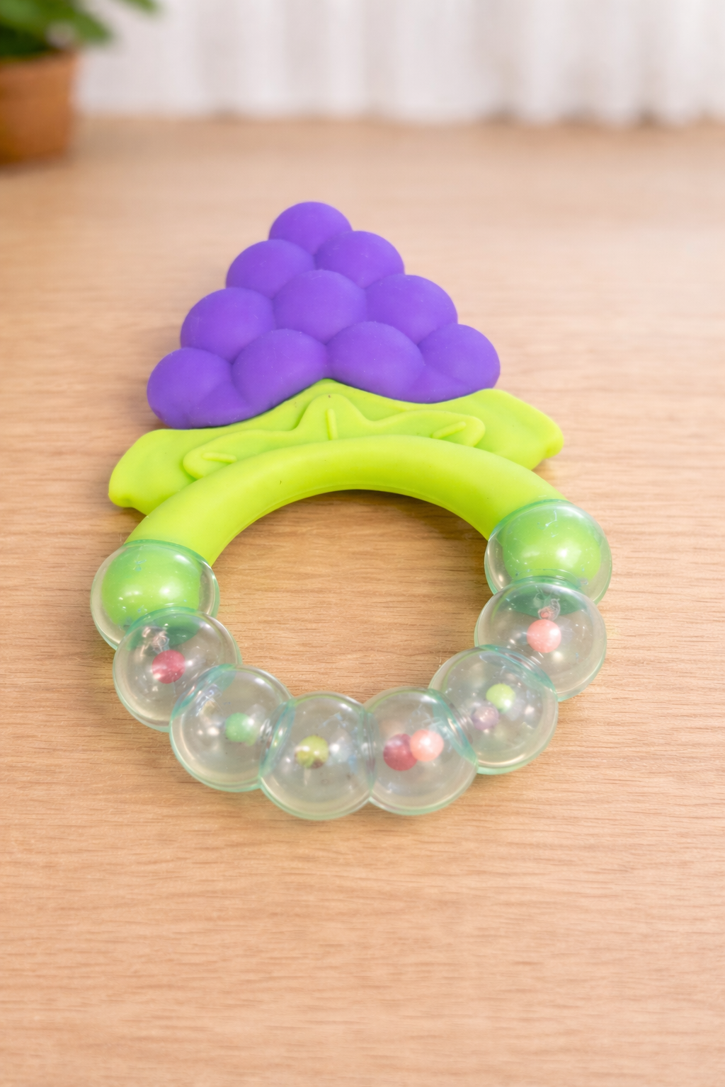 Baby Fruit Shape Teether with Beads