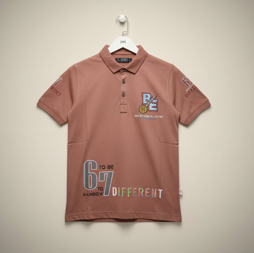 Men’s Printed Polo T-Shirt – “67 To Be Different” Edition 295