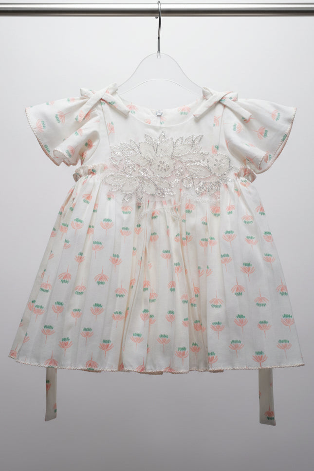 Baby Girls Floral Embroidered Party Dress 185