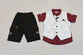 Boys Formal Waistcoat Shirt & Pant Set with Bow Tie 382