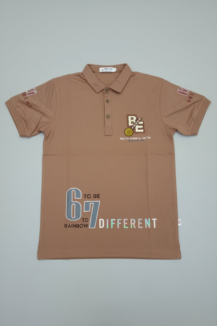 Kids Printed Polo T-Shirt – Be Different 67 Edition 301