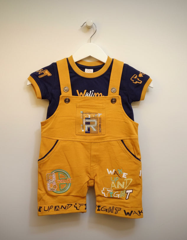 Boys Dungaree Shorts Set 127