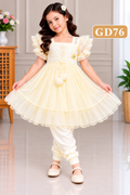 Premium Girls Lace Tulle Top & Pant Set – GD76