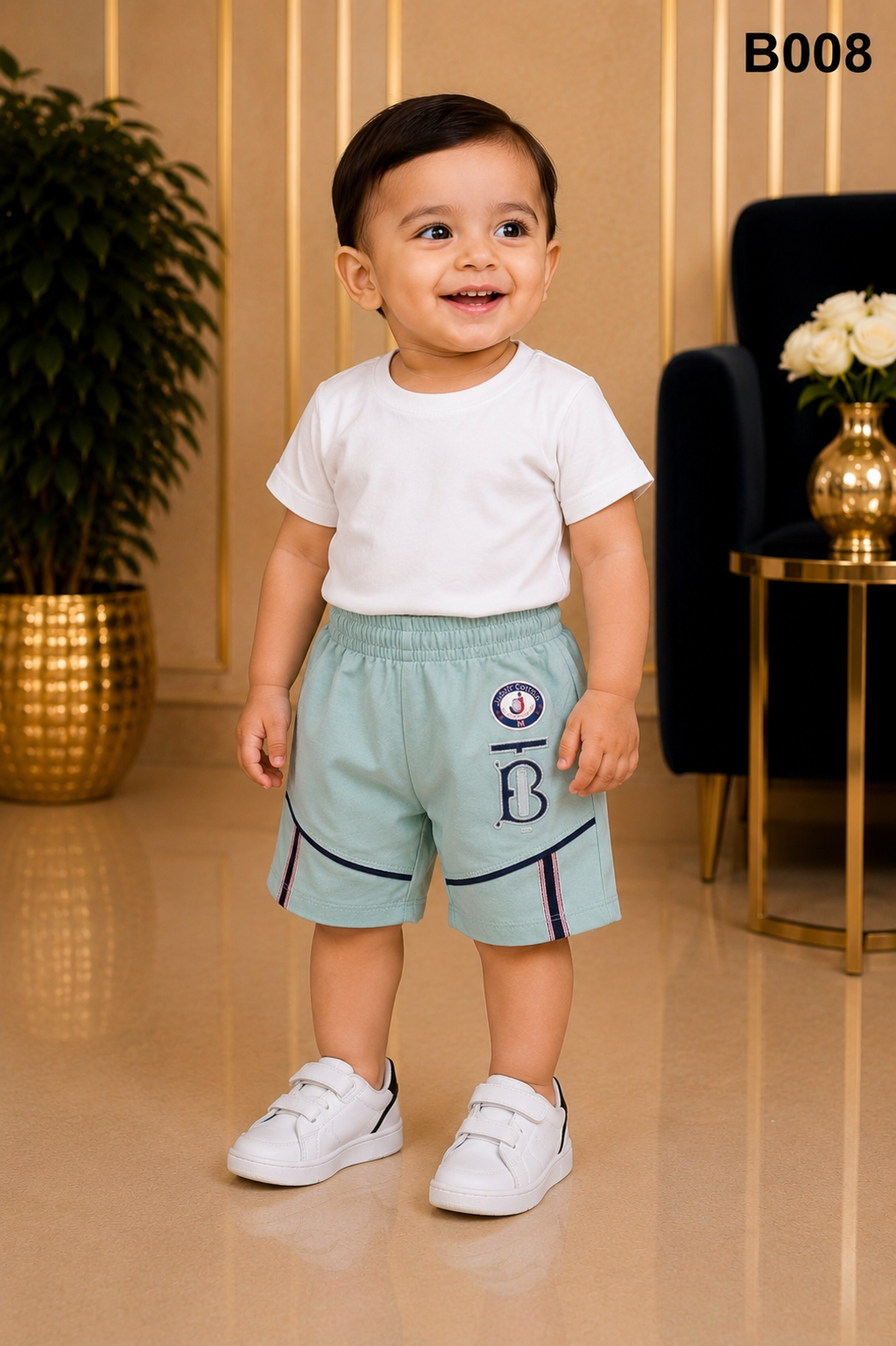 Elite Stripe Kids Shorts Collection-BO08