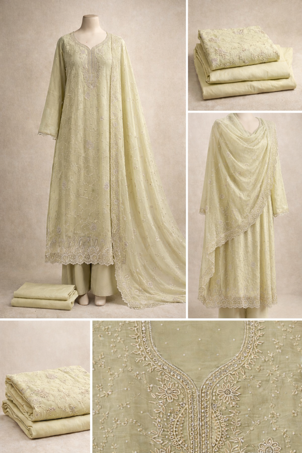 Premium Embroidered Stone-Work Ethnic Kurti 1081