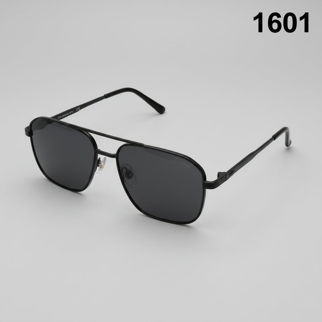 Classic Matte Square Frame Sunglasses 1601
