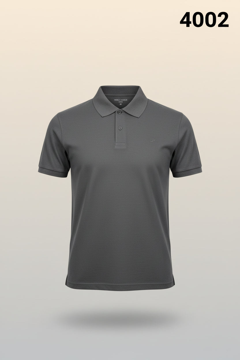 GATSBY Mens Polo T-shirt Celio Dark Olive Grey4002