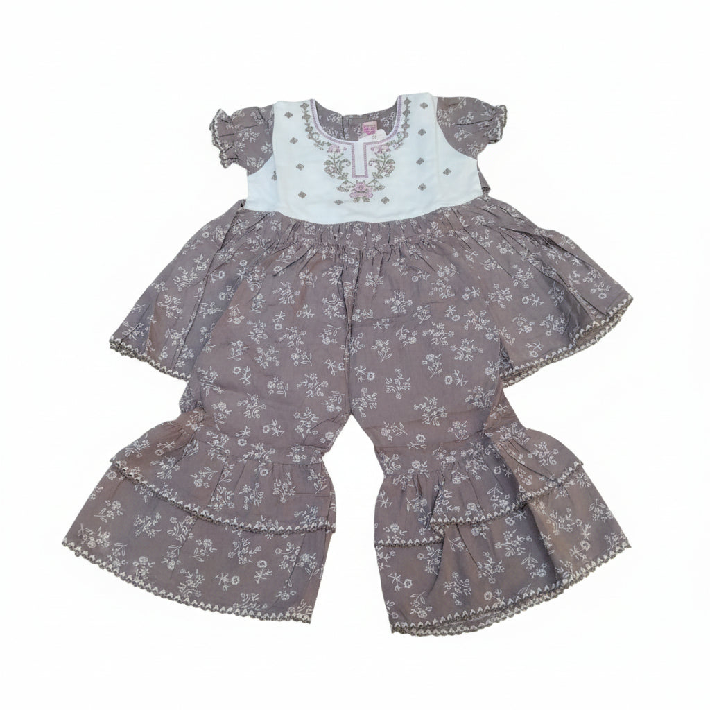 Baby Girls Elegant Embroidered Dress 247