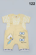Baby Boy Cartoon Bear Dungaree Romper Set – 122