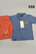 Kids Polo T-Shirt & Shorts Set – Premium Casual Two Piece Outfit 359