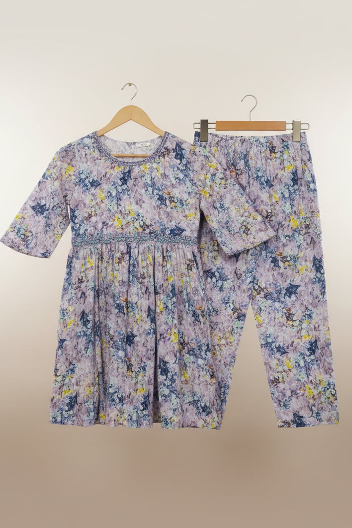Baby Girls Floral Printed Dress Set 28