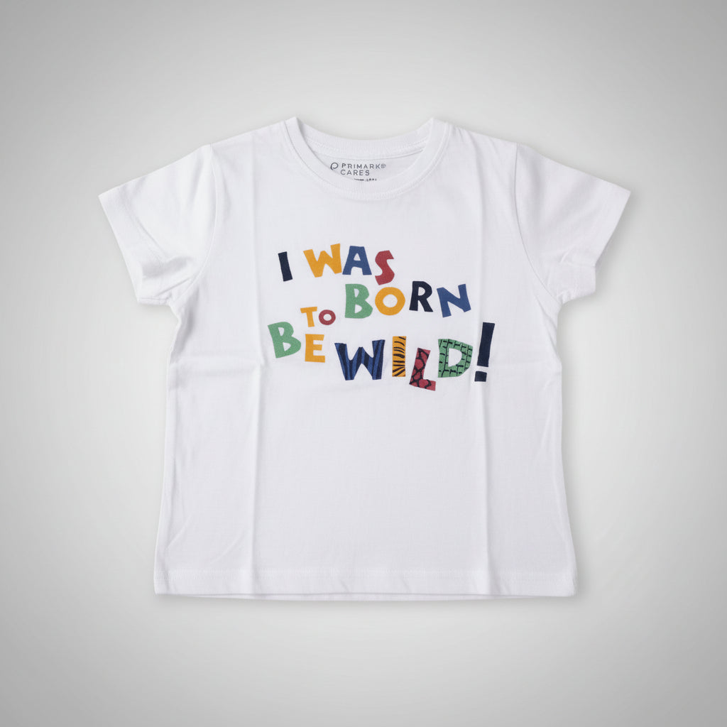 GATSBY Boys T-shirt _ Primark Cares White 6008