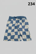 Men’s Charcoal Casual Knit Shorts with Drawstring 2348