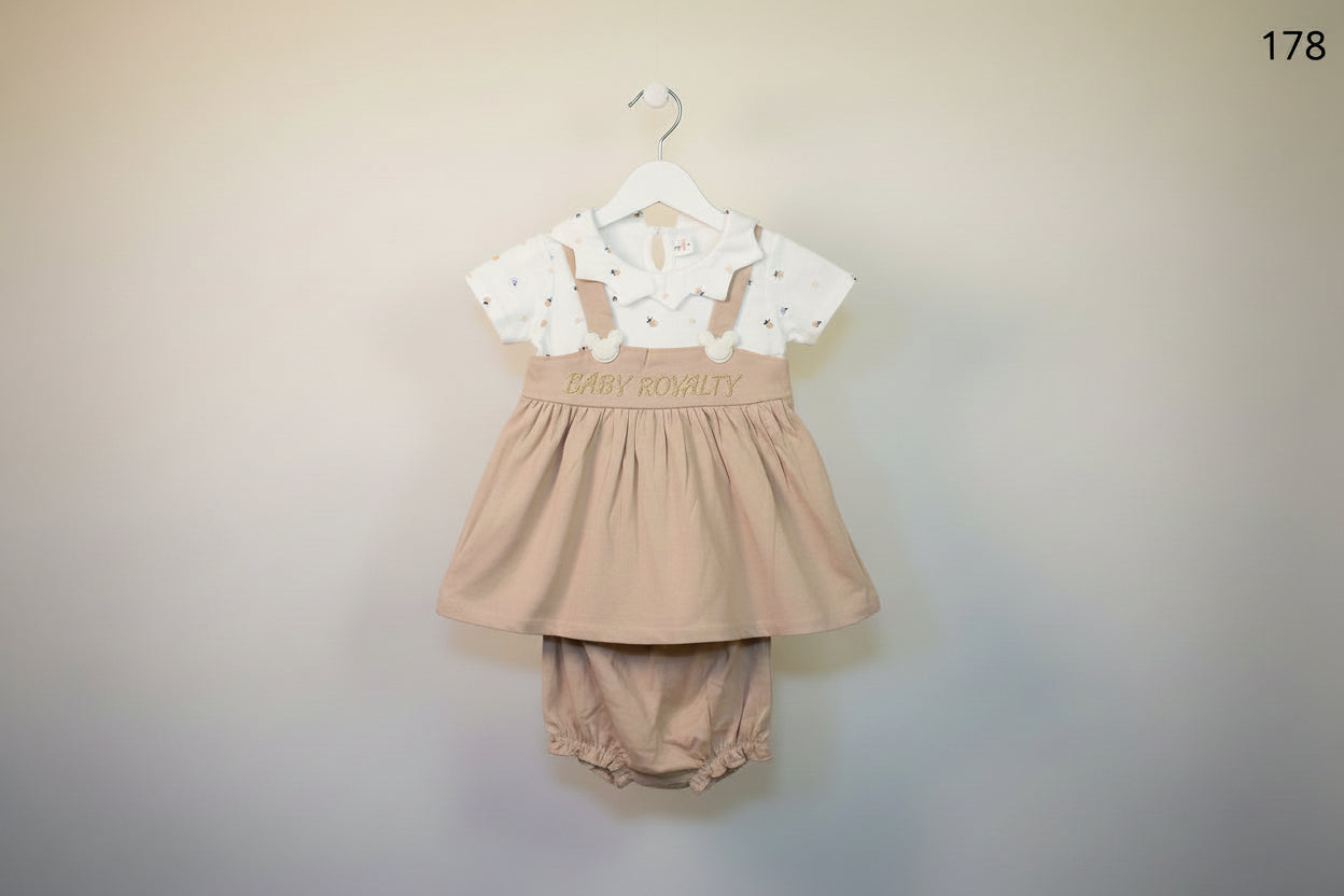 Baby Girls Premium Queen Dress Set (Top & Pant) 138