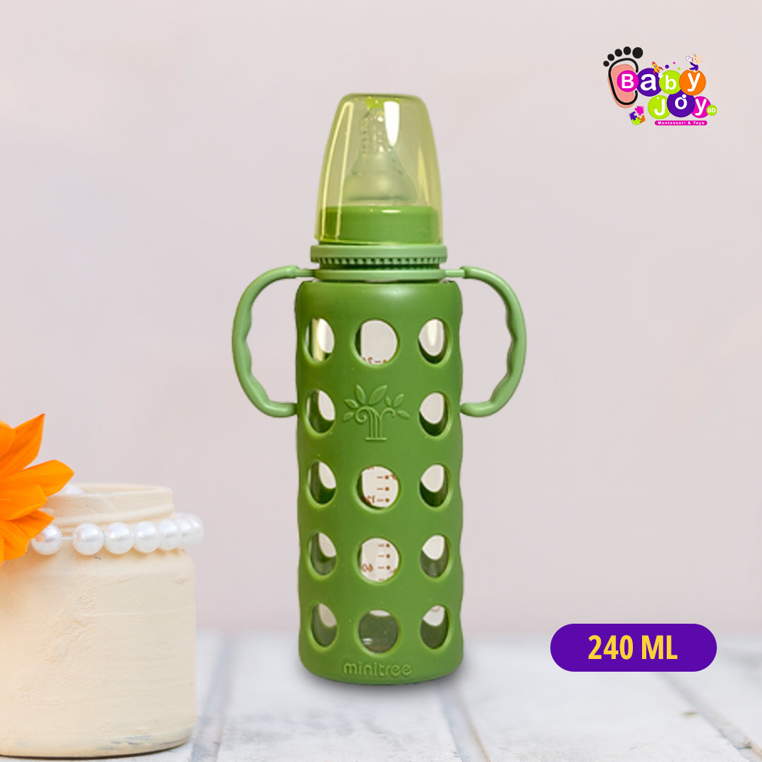 Glass Feeding Bottle 8oz/240ml-C1001