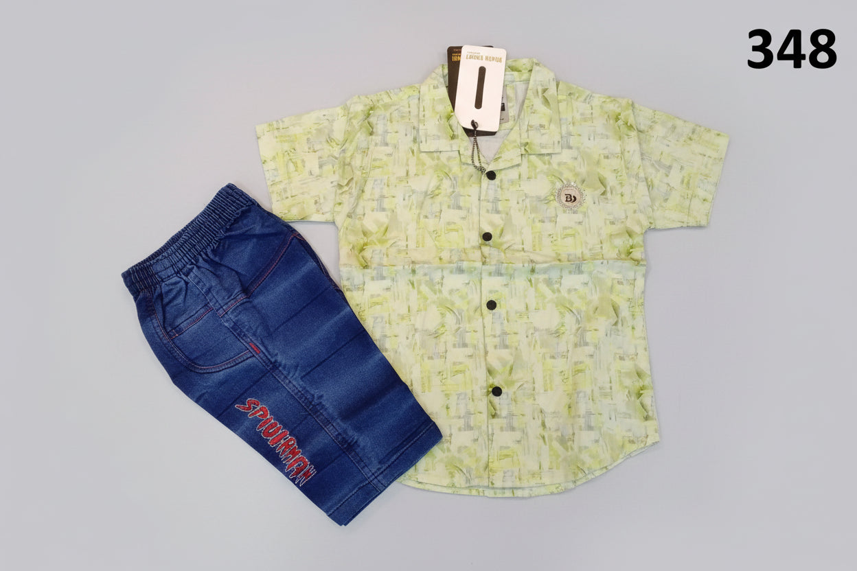 Kids Clothing > Boys Sets > Shirt & Short Set.348