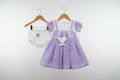 Baby Girls Elegant Party Dress Set with Inner – Soft Tulle & Bow Design 203