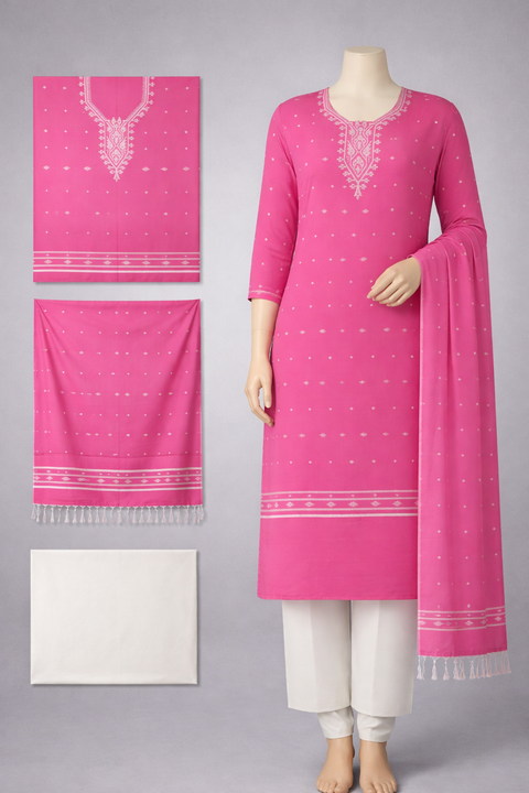 Half Silk Three Piece ST24
