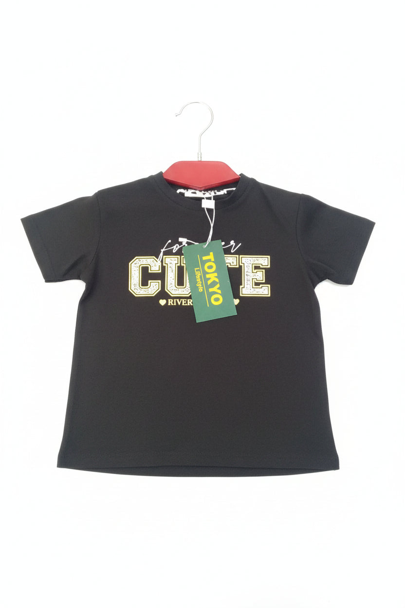 Premium Kids Cotton T-Shirt – Boys & Girls Casual Graphic Tee 2081