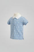 Boys Premium Polo Shirt – Soft Cotton Piqué 161 Baby Blue