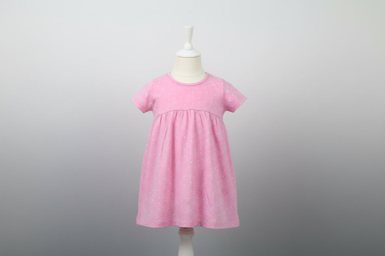 Girls Bird & Floral Printed Dress 3335