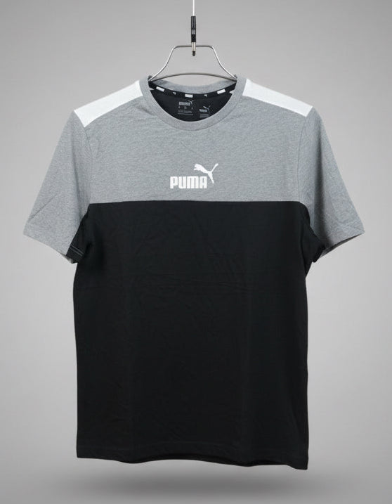 Mens Premium Grey & Black T-SHIRT 076