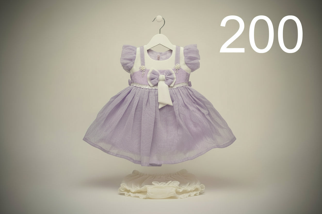 Girls Party / Occasion Dress Set (Dress + Bloomers)
Brand tag visible: “Girls Fashion”.200.