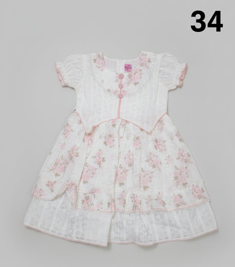 Girls Premium Floral Party Dress 34