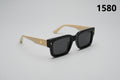 Classic Matte Square Frame Sunglasses 1580