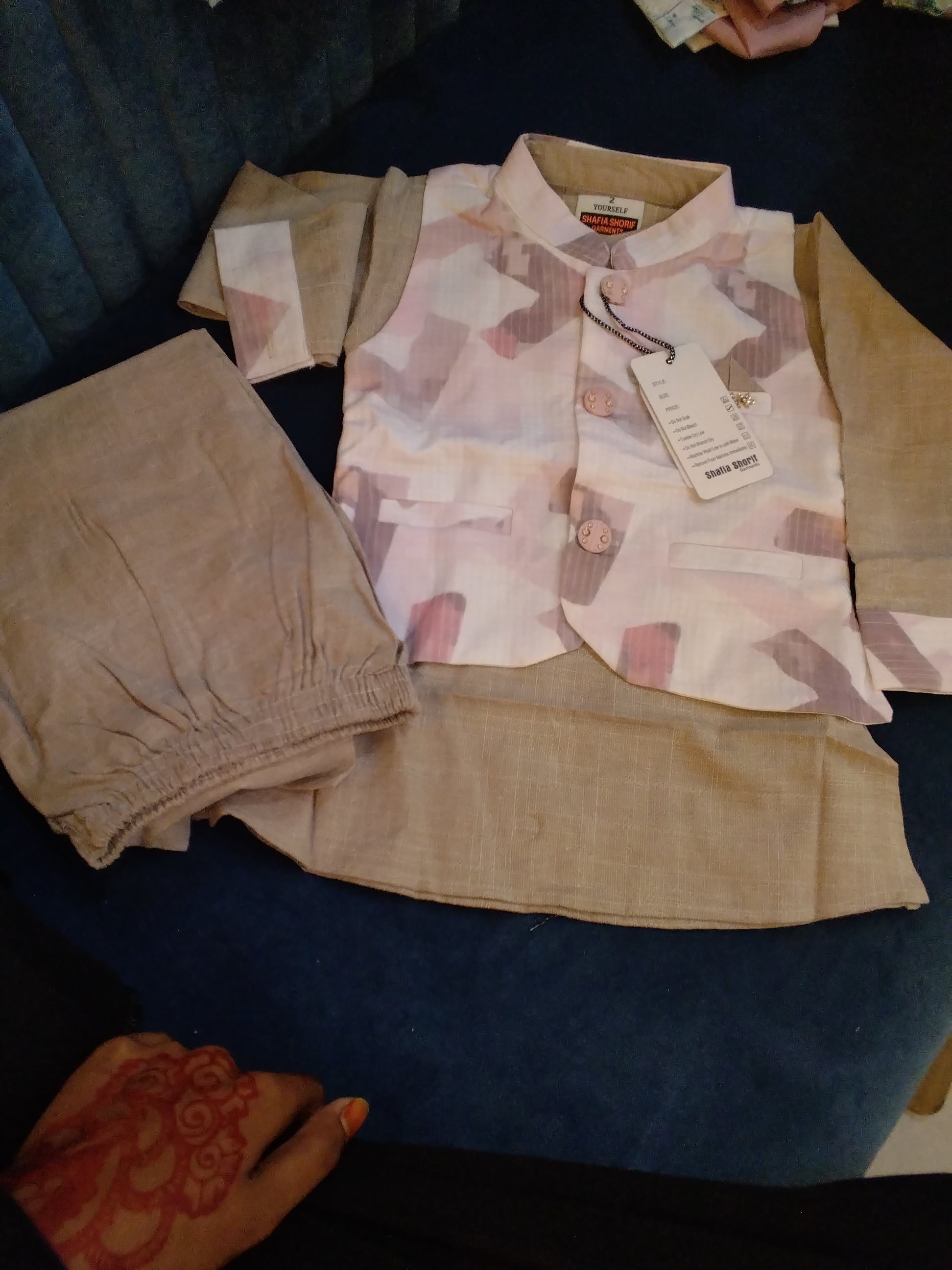 Kids Premium Waistcoat Kurta Pajama Set – Designer Ethnic Wear 420