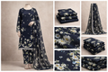 Premium Floral Unready Three Piece-C129