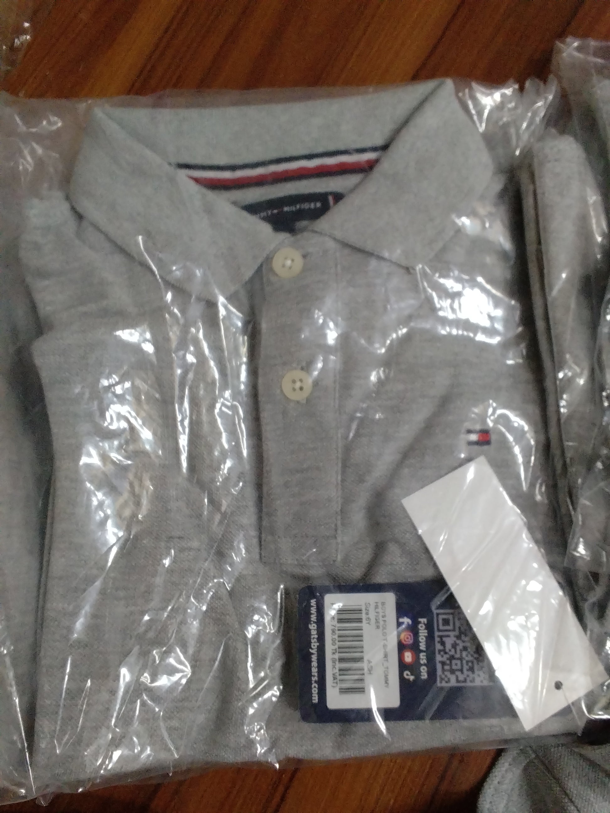 GATSBY Boys Polo T-shirt T.H 1707 Ash
