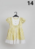 Girls Floral Layered Summer Dress with Lace Detail 14