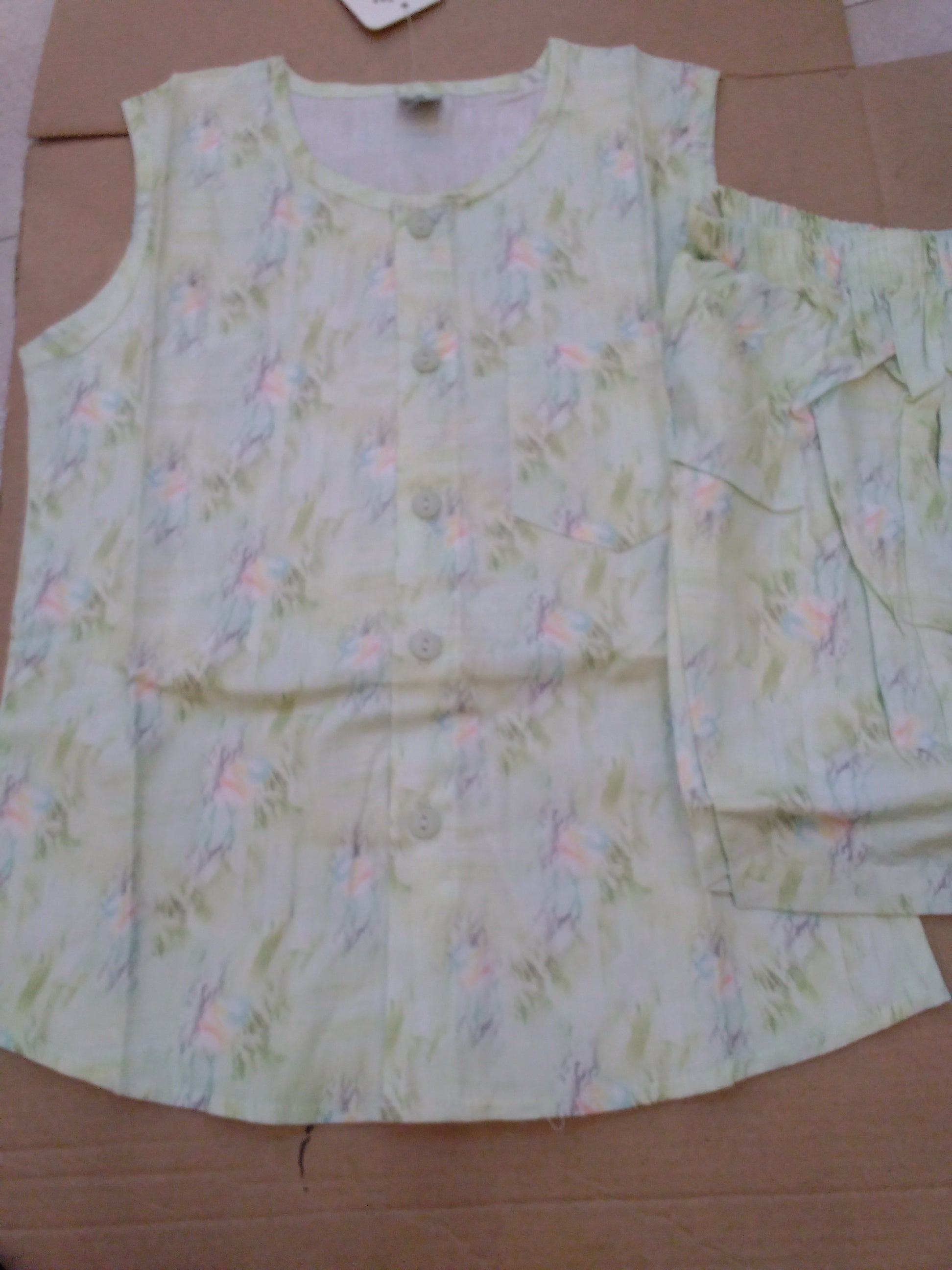 Boys Sleeveless Floral Printed Nima Set 170