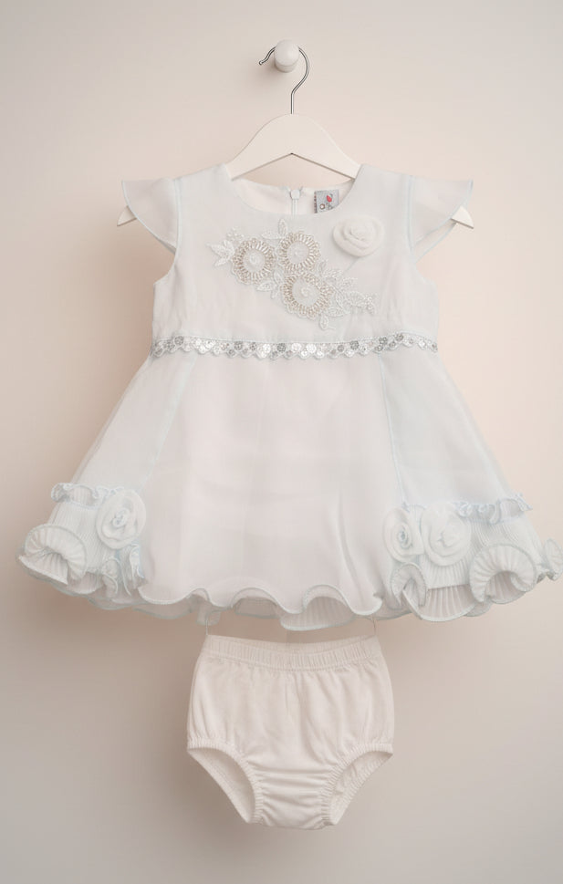 Girls Floral Party Dress Set with Bloomers 061