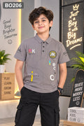 Boys Premium Graphic Polo T-Shirt Collection-BO206