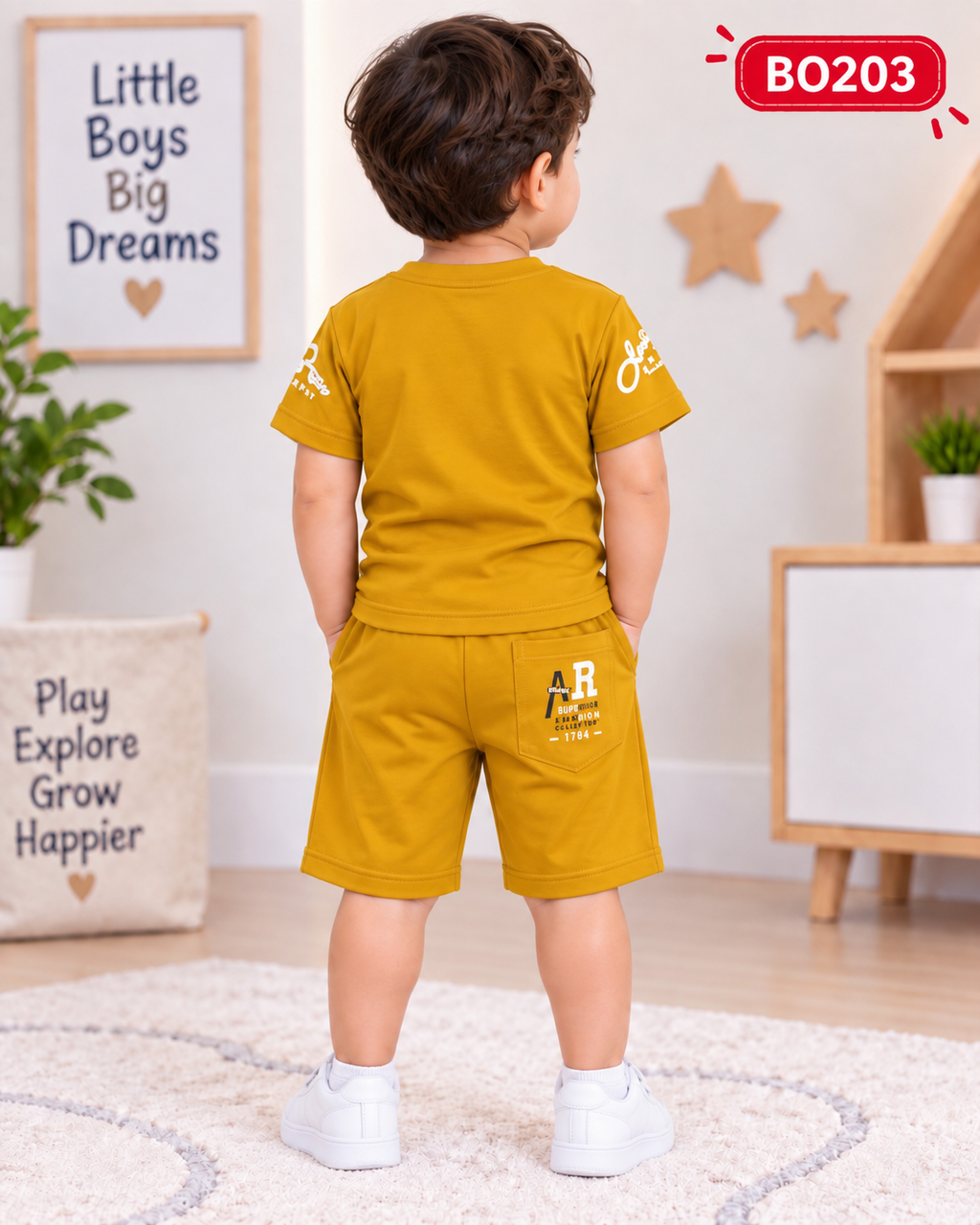 Premium Boys T-Shirt & Shorts Set-BO203