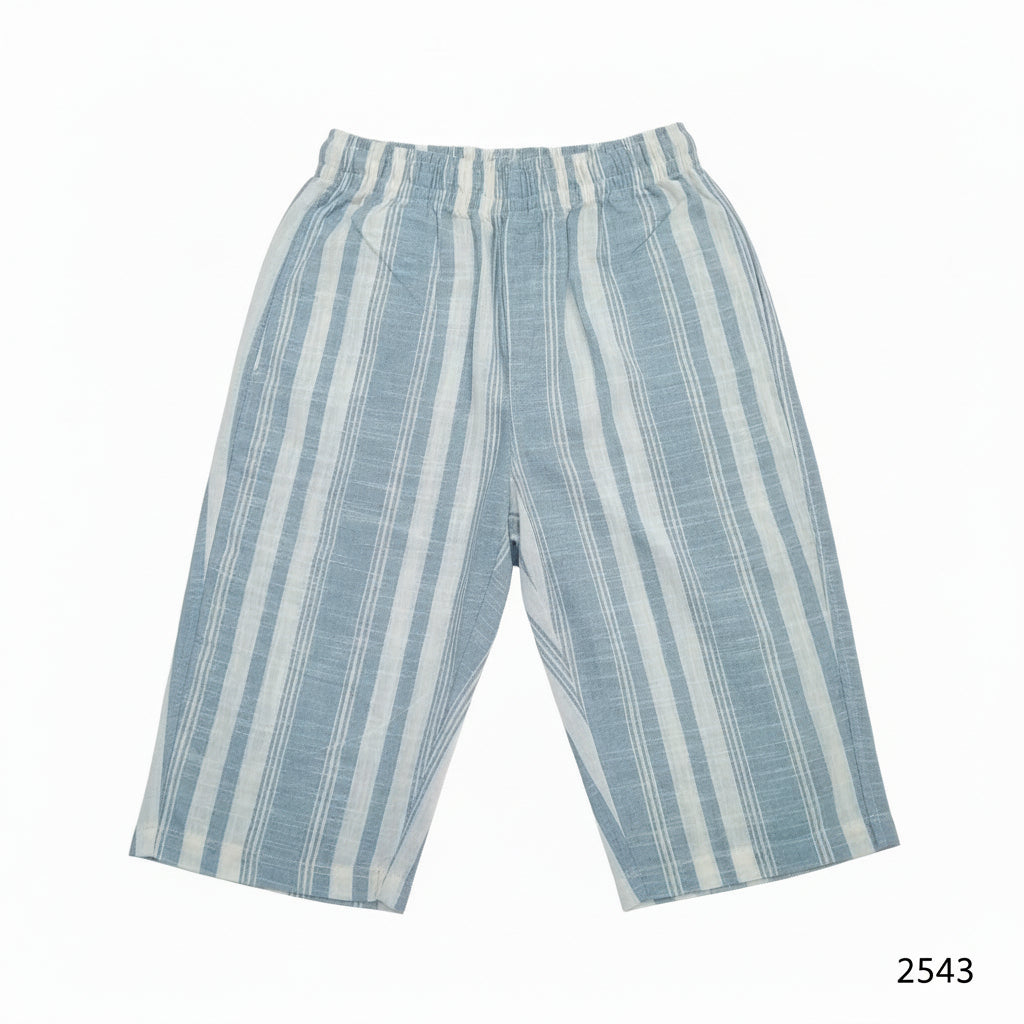 Boys Premium Cotton Stripe Shorts-C41