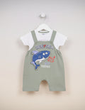 Boys Dungaree Romper Set 0131