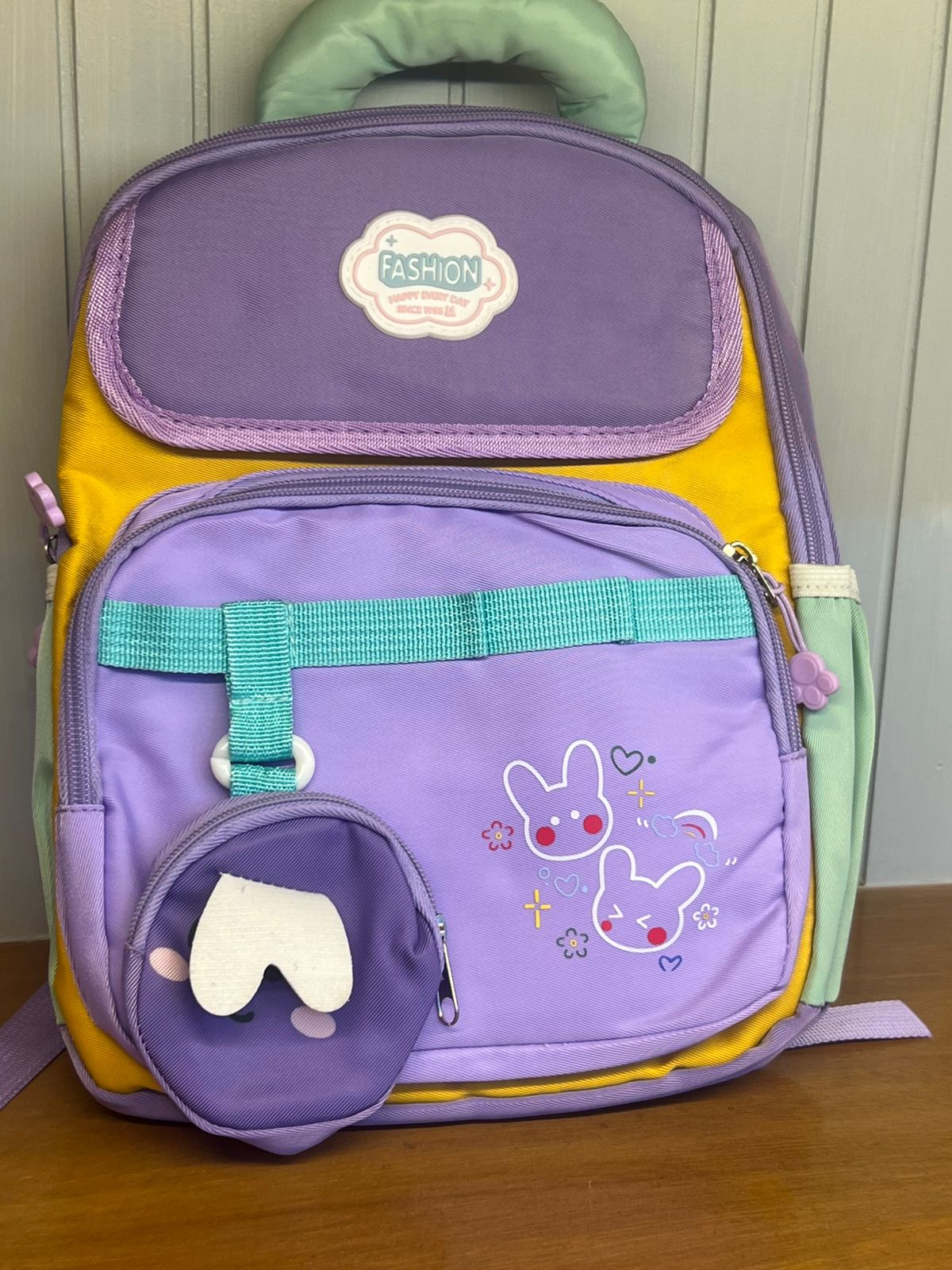 Cute Bunny Cartoon Kids School Backpac