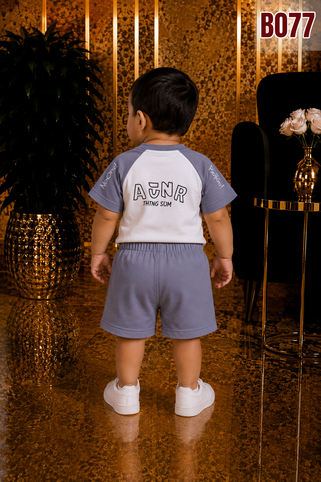 Premium Boys  T-Shirt & Shorts Set-BO77