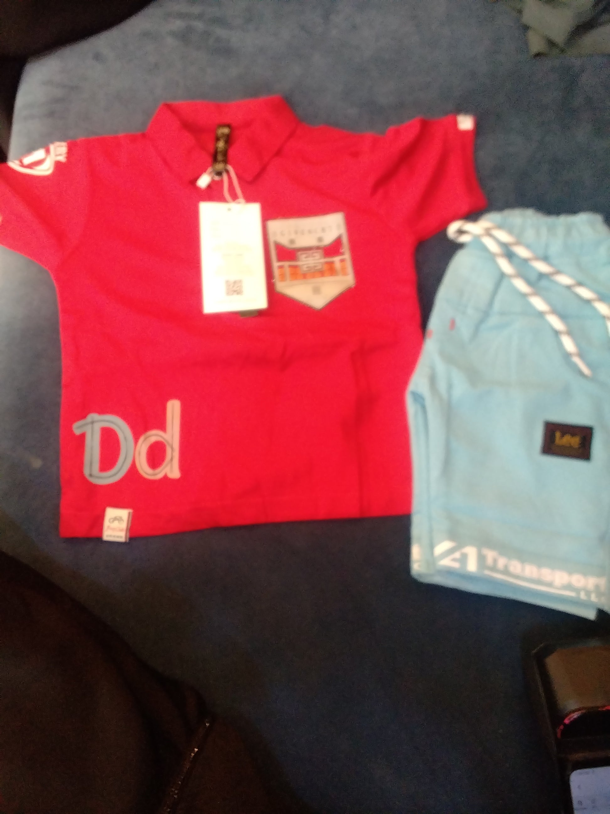 Boys Polo T-Shirt with Chest Pocket Patch Design 359