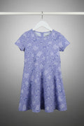 Girls Bird & Floral Printed Dress 3339