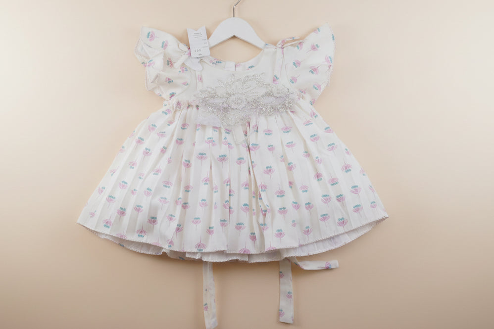 Baby Girls Floral Embroidered Party Dress 185