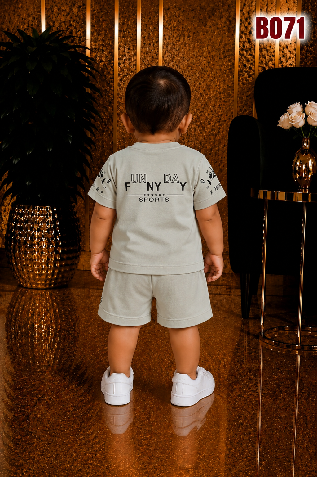 Baby Boys T-Shirt & Shorts Set-BO71