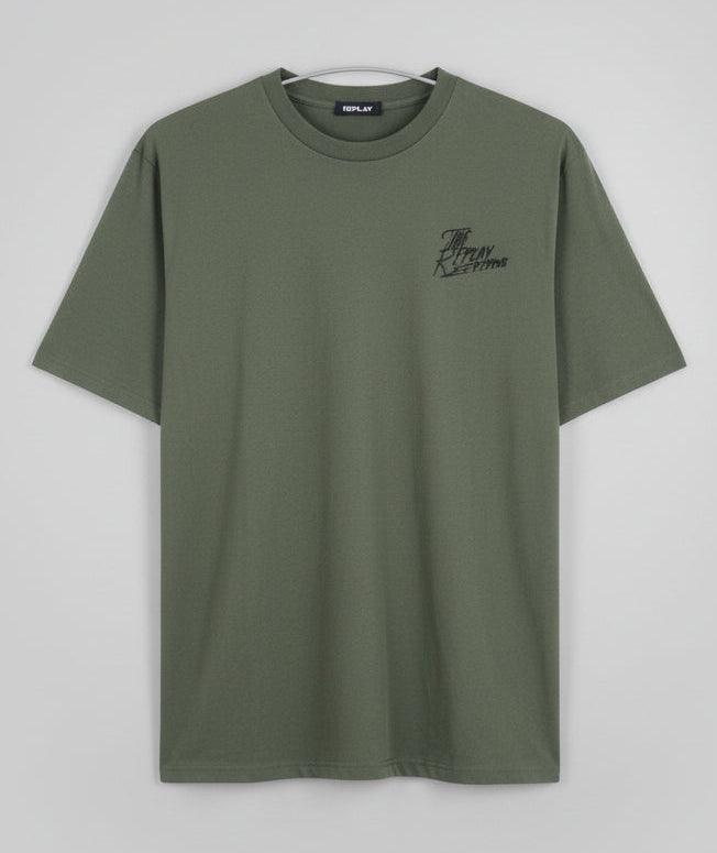 Mens Premium Olive green T-SHIRT 110