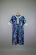 Girls Floral Ruffle Sleeve Party Dress 948