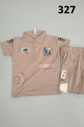 Boys Printed Polo T-Shirt & Shorts Set 327